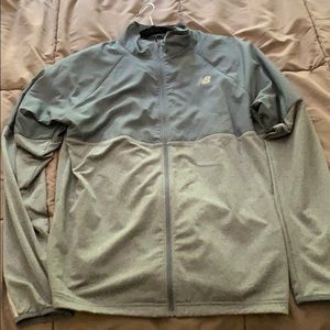 Men’s New Balance Two-Tone Gray Windbreaker Large